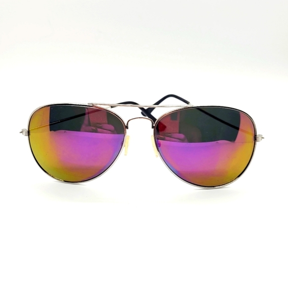 3 Pair Aviator Mirrored & Gradient Colored Sunglasses - Picture 10 of 13